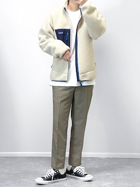 「CONVERSE（コンバース）のconverse コンバース ALL STAR 100 COLORS OX オールスター 100 カラーズ オックス 32861791 BLACK（スニーカー）」を使った、gakuさん（メンズ・173cm）の秋コーディネート