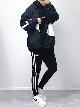 「NIKE(ナイキ)のアイテム(その他パンツ)」を使った、gakuさん(メンズ・173cm)の秋コーディネート