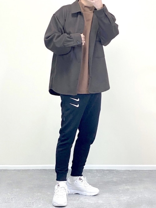 ナイキ スポーツウェア スウッシュ ユニセックス フレンチ テリー スウェット パンツ Nikeを使った人気ファッションコーディネート Earch