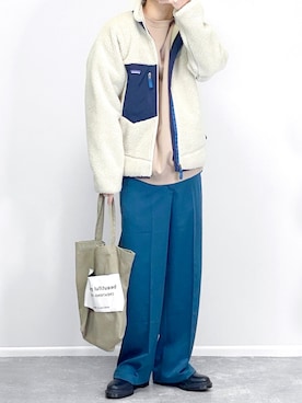 「beautiful people」｜「アイテム（ブルゾン）」を使った、gakuさん（メンズ・173cm）の秋コーディネート