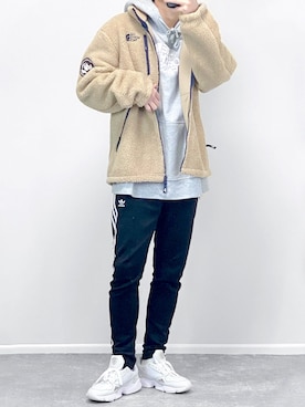「高見え」｜「アイテム（その他アウター）」を使った、gakuさん（メンズ・173cm）の秋コーディネート