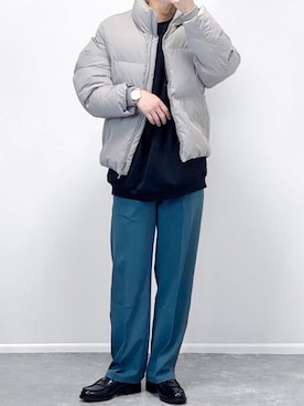 「Daniel Wellington（ダニエルウェリントン）のアイテム」を使った、gakuさん（メンズ・173cm）の冬コーディネート