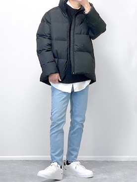 「yield（イールド）のアイテム（ジャケット/アウター）」を使った、gakuさん（メンズ・173cm）の冬コーディネート