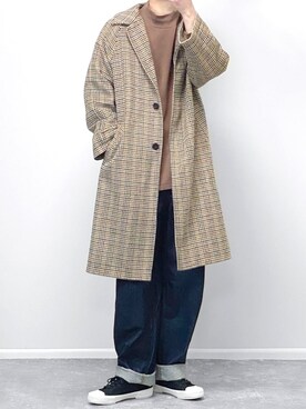 「UNIQLO（ユニクロ）のアイテム（スニーカー）」を使った、gakuさん（メンズ・173cm）の冬コーディネート