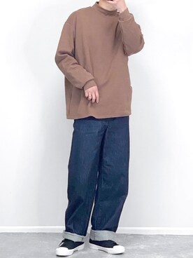 「UNIQLO（ユニクロ）のアイテム（スニーカー）」を使った、gakuさん（メンズ・173cm）の冬コーディネート