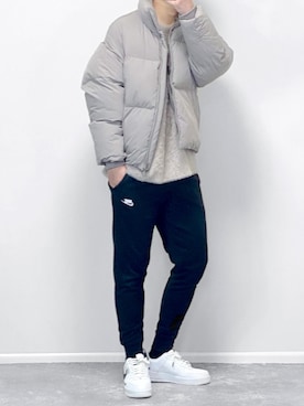 「WYM LIDNM（ウィム バイ リドム）のアイテム（ジャケット/アウター）」を使った、gakuさん（メンズ・173cm）の冬コーディネート