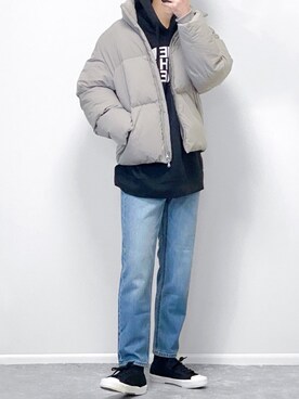 「UNIQLO（ユニクロ）のアイテム（スニーカー）」を使った、gakuさん（メンズ・173cm）の冬コーディネート