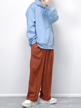 「apres jour mignon（アプレジュールミニョン）のアイテム（パンツ）」を使った、gakuさん（メンズ・173cm）の春コーディネート