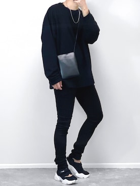 「welleg（ウェレッグ）のアイテム（ソックス/靴下）」を使った、gakuさん（メンズ・173cm）の春コーディネート