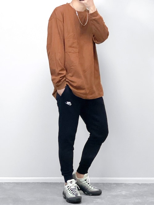NIKE ブラックセットアップ ジョガーパンツ S XL 新品 NIKE ナイキ 黒 スウェット 上下 セットアップ クルー