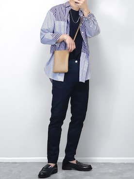 「EDWIN（エドウィン）のアイテム（ジャケット/アウター）」を使った、gakuさん（メンズ・173cm）の春コーディネート
