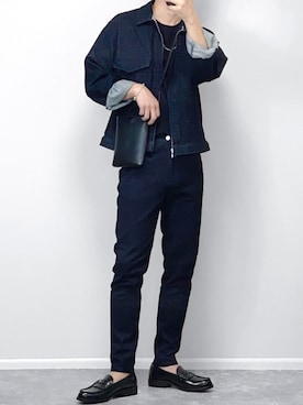 「EDWIN（エドウィン）のアイテム（ジャケット/アウター）」を使った、gakuさん（メンズ・173cm）の春コーディネート