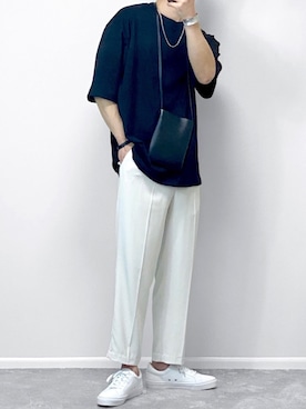 「SLACK FOOTWEAR（スラックフットウェア）のアイテム」を使った、gakuさん（メンズ・173cm）の夏コーディネート