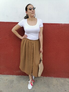 「shein」｜Faby Arroyoさん（レディース・175cm）の春コーディネート