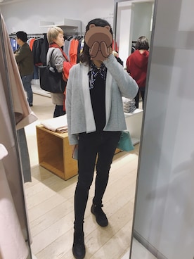 「ESPERANZA（エスペランサ）のアイテム（アクセサリー）」を使った、Ravine Yangさん（レディース・155cm）の冬コーディネート