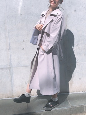 「NICE CLAUP（ナイスクラップ）のアイテム」を使った、ayanoさん（レディース・157cm）の春コーディネート