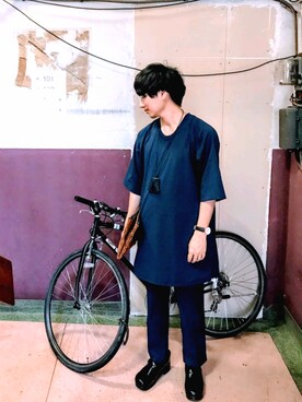 「confect（コンフォクト）のアイテム（アクセサリー）」を使った、deislerさん（メンズ・169cm）の夏コーディネート