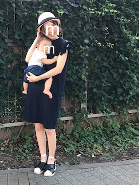 「index（インデックス）のアイテム（ハット）」を使った、ma-chiさん（レディース・162cm）の夏コーディネート