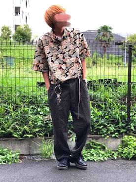 「アイテム（バングル/リストバンド）」を使った、りさん（メンズ・173cm・20代）の秋コーディネート
