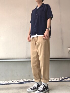 わたゆーさん（メンズ・177cm）の夏コーディネート