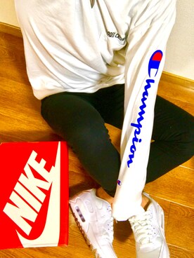 「Rodeo Crowns（ロデオクラウンズ）のアイテム（Tシャツ/カットソー）」を使った、くにさん（メンズ・167cm）の春コーディネート