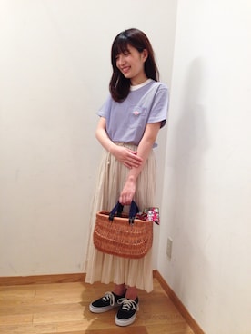 大宮ルミネ店 スタッフさん（レディース・158cm）の春コーディネート