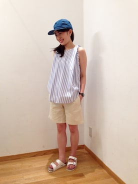 大宮ルミネ店 スタッフさん（レディース・160cm）の夏コーディネート
