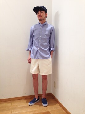 「HAVERSACK」｜大宮ルミネ店 スタッフさん（メンズ・170cm）の夏コーディネート