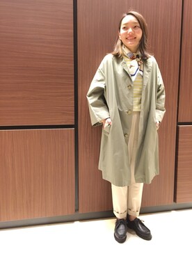 「orcival」｜「アイテム（財布/小物）」を使った、大宮ルミネ店 スタッフさん（レディース・160cm）の冬コーディネート