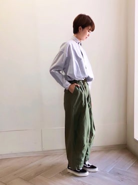 「TICCA（ティッカ）のアイテム」を使った、大宮ルミネ店 スタッフさん（レディース・168cm）の夏コーディネート