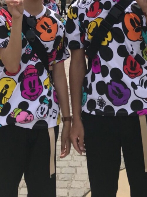 R Disneyのtシャツ カットソーを使ったコーディネート Wear