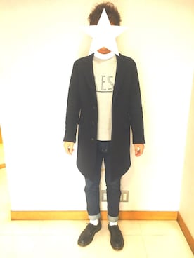 「勉強スタイル」｜かんたさん（メンズ・177cm）の冬コーディネート