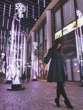 「tocco（トッコ）のアイテム（ワンピース/ドレス）」を使った、♡aiko♡さん（レディース・163cm）の冬コーディネート