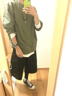 「CHUMS（チャムス）のアイテム（アクセサリー）」を使った、ryo0516さん（メンズ・178cm）の秋コーディネート