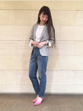 Demi-Luxe BEAMS / ピンヘッド ジャケットを使った人気ファッション 