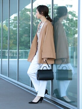 「JOHN SMEDLEY」｜Demi-Luxe BEAMSさん（レディース・160cm）の秋コーディネート