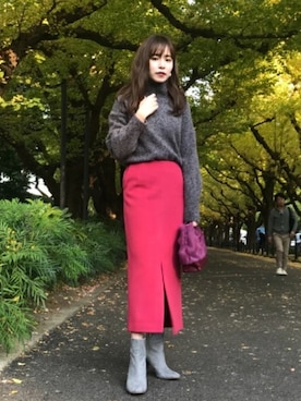 Demi-Luxe BEAMSさん(レディース・159cm)の秋コーディネート