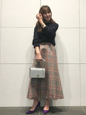 Demi-Luxe BEAMSさん(レディース・159cm)の冬コーディネート