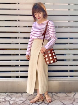 Demi-Luxe BEAMSさん(レディース・159cm)の春コーディネート