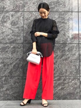 Demi-Luxe BEAMSさん（レディース・160cm）の春コーディネート