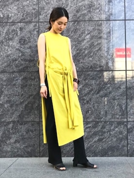 Demi-Luxe BEAMSさん（レディース・160cm）の春コーディネート