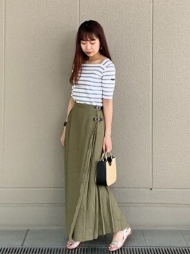 Demi-Luxe BEAMSさん（レディース・162cm）の春コーディネート