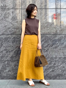 Demi-Luxe BEAMSさん（レディース・159cm）の夏コーディネート