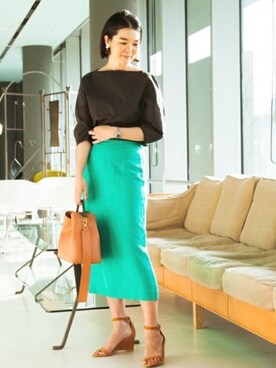 Demi-Luxe BEAMSさん（レディース・162cm）の夏コーディネート