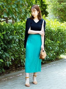 Demi-Luxe BEAMSさん（レディース・155cm）の夏コーディネート