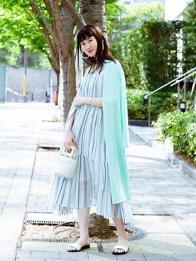 Demi-Luxe BEAMSさん（レディース・168cm）の夏コーディネート