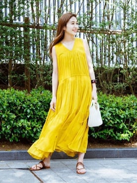 Demi-Luxe BEAMSさん（レディース・159cm）の夏コーディネート