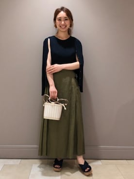 Demi-Luxe BEAMSさん（レディース・161cm）の夏コーディネート