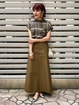 Demi-Luxe BEAMSさん（レディース・159cm）の夏コーディネート