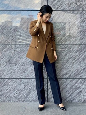 「EFFE BEAMS（エッフェビームス）のアイテム（パンツ）」を使った、Demi-Luxe BEAMSさん（レディース・158cm）の夏コーディネート